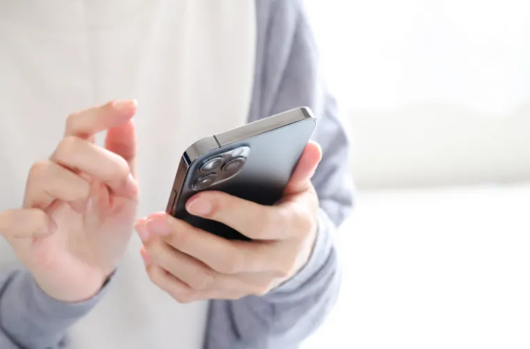 スマートフォンから来店予約